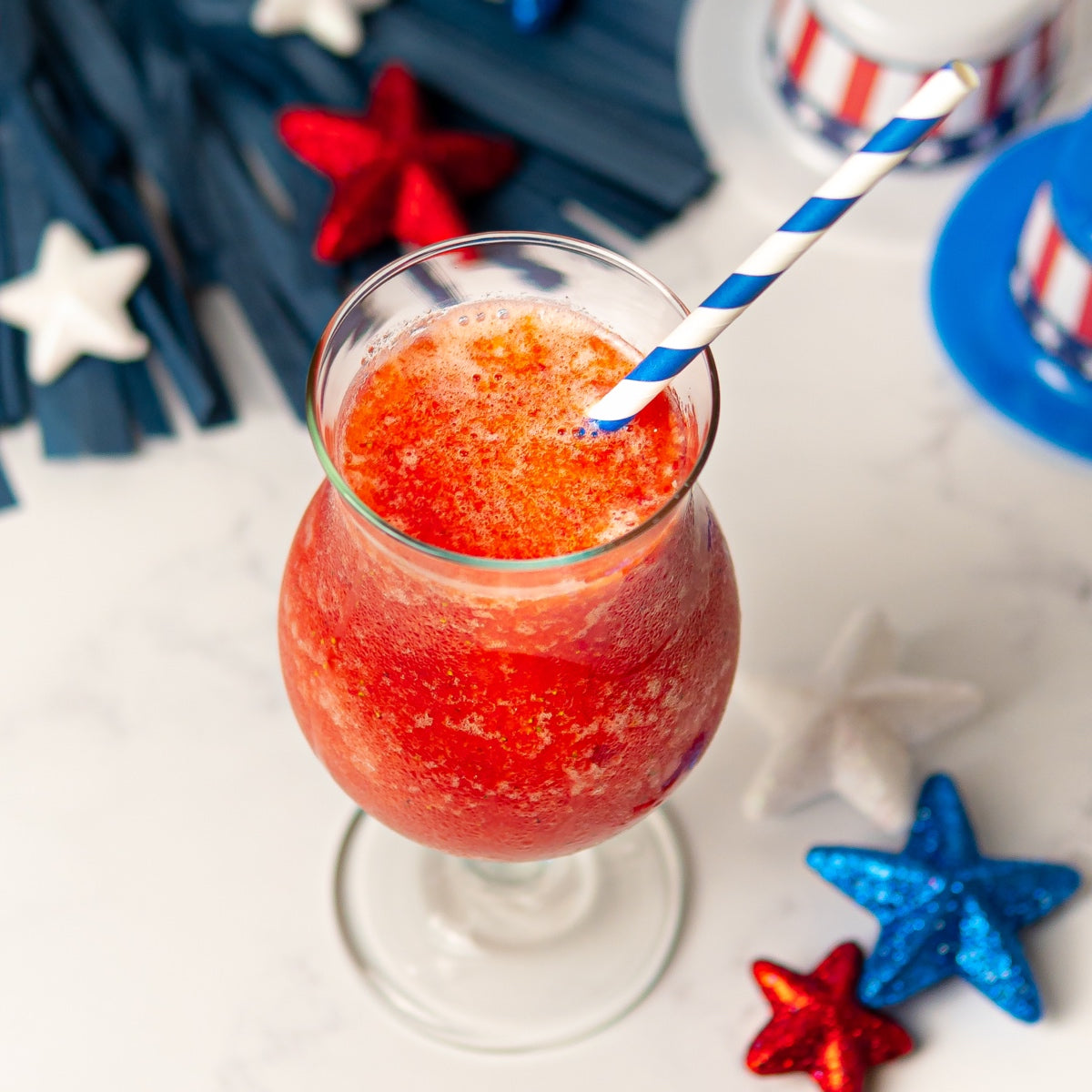 Non-Alc Strawberry Daiquiri – Liber & Co.