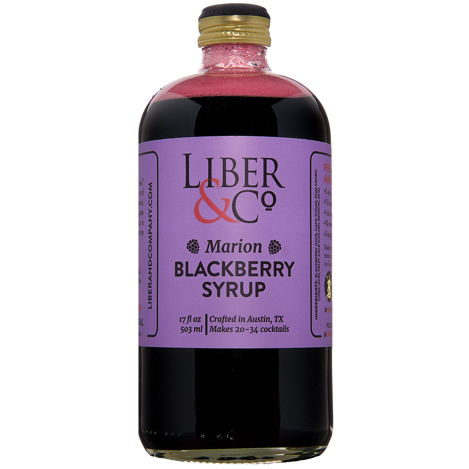 New Release: Marion Blackberry Syrup