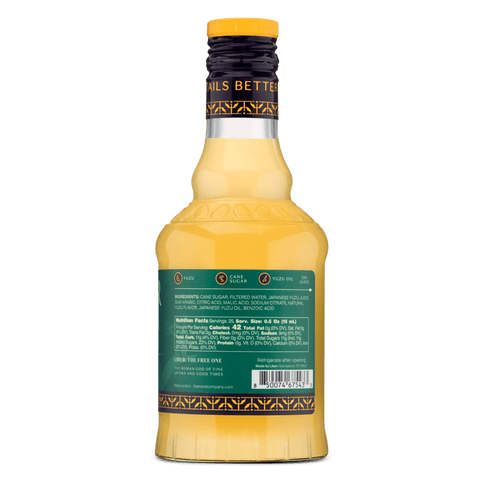 Cordial de naranja sanguina