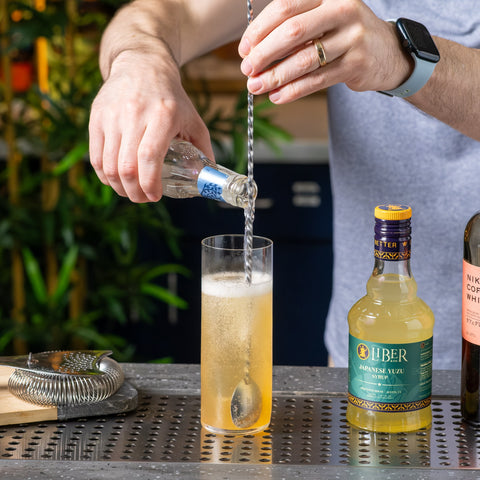 Cordial de naranja sanguina