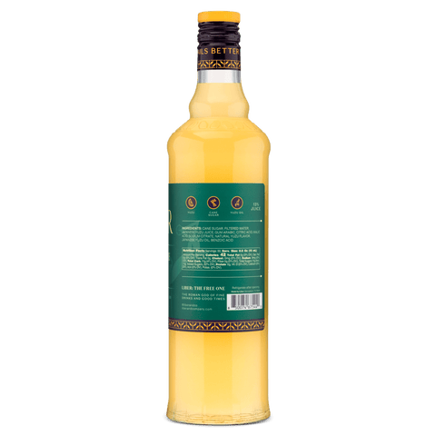 Cordial de naranja sanguina