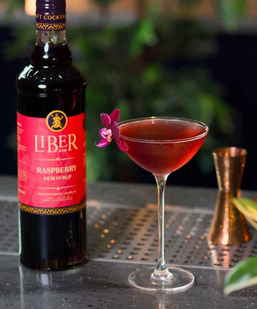 Raspberry Gum Syrup - Liber & Co.