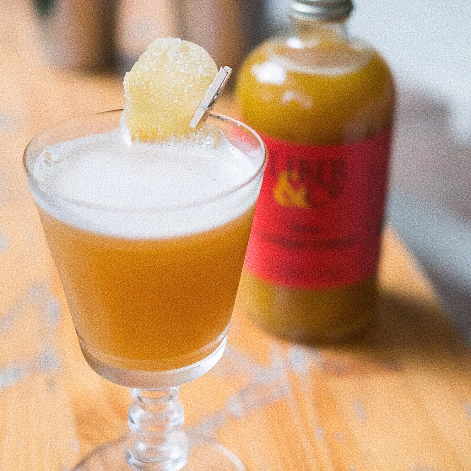 Cocktail de cidre de pomme au gingembre