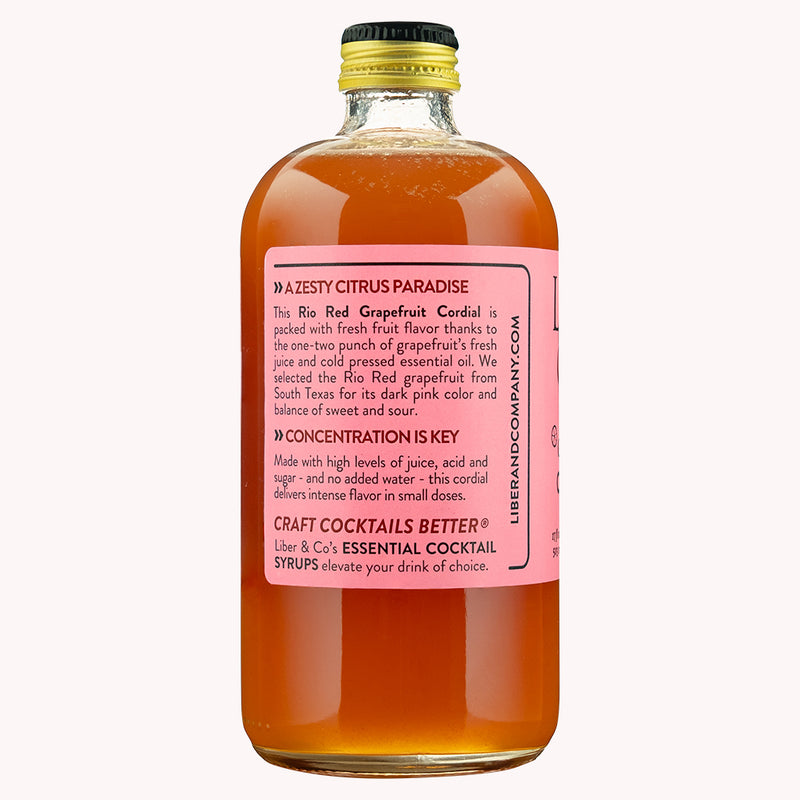 Rio Red Grapefruit Cordial Liber & Co.