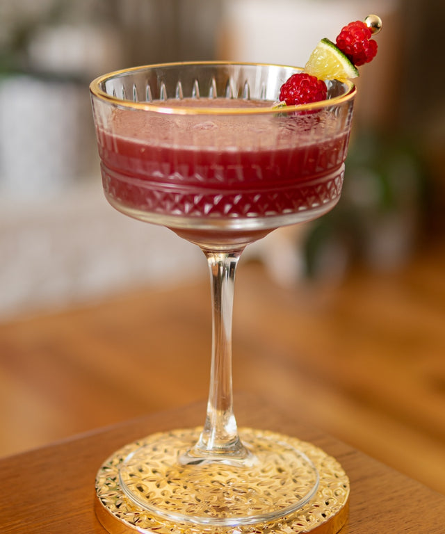 Non-Alc Rum Raspberry Hut β Liber & Co.